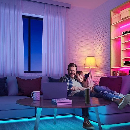 LED Strip 10m, LED Streifen Bluetooth RGB Led Band Selbstklebend mit Fernbedienung und APP. Musik Sync, Timer-Einstellung Dimmbar Led Stripes Lichterkette für Zimmer Partei deko