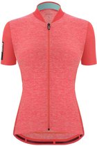 Santini Fietsshirt korte mouwen Dames - Colore Puro - S/S Jersey For Lady Granatina-L