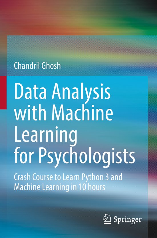 Data Analysis with Machine Learning for Psychologists - cover