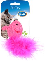 Duvoplus - Speelgoed Voor Dieren - Kat - Assortiment Muisjes Wol 10x6x4cm Blauw/roze - 1st