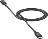 ZAGG 409911863, 1 m, USB C, USB C, USB 2.0, Zwart
