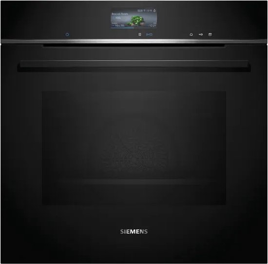 Four Siemens HS736G3B1 71 l A+ Zwart, Acier inoxydable