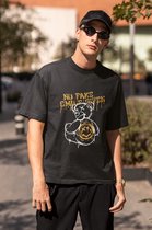 Urban Bear T-Shirt Maat S - No Fake Smile Given - Coole Teddy Urban Beer Shirt