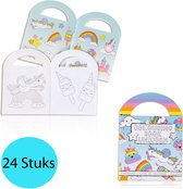 Uitdeelboekjes Unicorn 24 STUKS - Eenhoorn - Kleurboekjes - Uitdeelboekjes - Traktatie - Uitdeelcadeautjes voor Kinderen