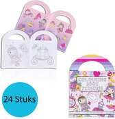 Uitdeelboekjes Prinsessen 24 STUKS - Prinses - Kleurboekjes - Uitdeelboekjes - Traktatie - Uitdeelcadeautjes voor Kinderen