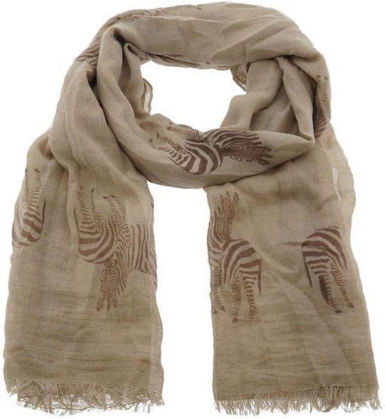 Sjaal 70*180 cm Khaki | MLSJ0003 | Clayre & Eef