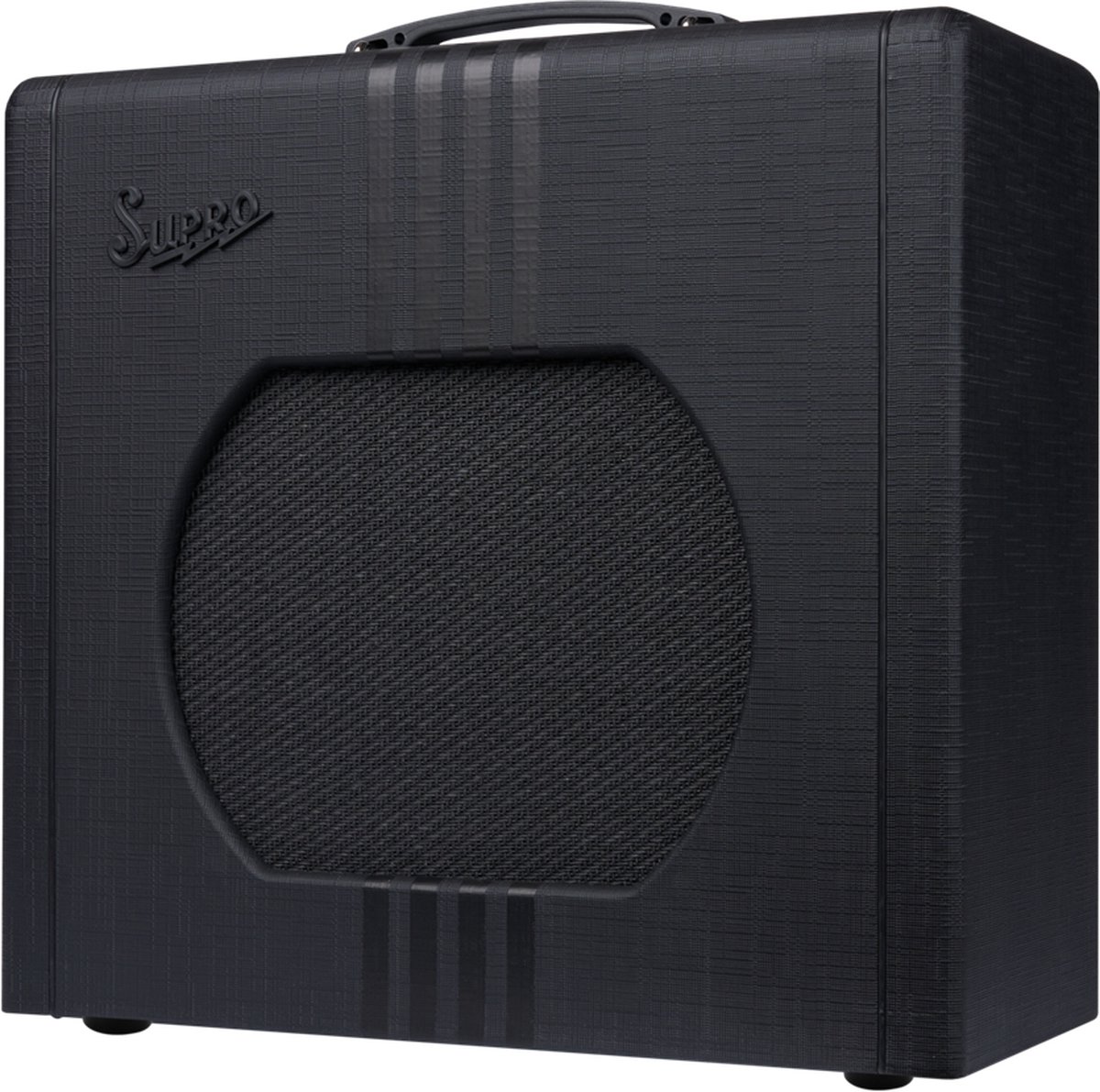 Supro Delta King 12 Black & Black - Gitaarversterker - Zwart