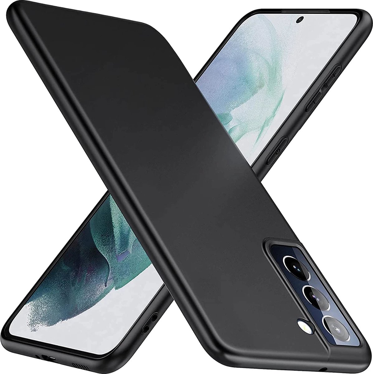 LuxeBass Hoesje geschikt voor Motorola Moto G52 - Siliconen hoesje - TPU - Zwart - telefoonhoes - gsm hoes - telefoonhoesje