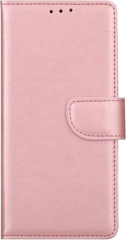 LuxeBass Boekhoesje geschikt voor Samsung Galaxy S10 - Rose Goud gsm hoesje - telefoonhoes - telefoonhoesjes