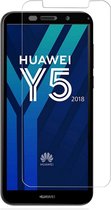 LuxeBass Tempered screenprotector geschikt voor Huawei Y5 (2018) - beeldscherm - scherm - tempered glas