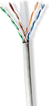 Netwerk Kabel Rol - CAT6 - Solid - U/UTP - CCA - 305.0 m - Binnenshuis - Rond - PVC - Grijs - Trekdoos