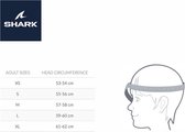 SHARK EVO ES KEDJE Motorhelm Systeemhelm Mat Blauw Zwart Blauw - Maat S