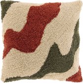 Unique Living - Kussen Stef Print - 45x45cm - Rood