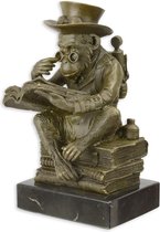 Bronzen beeld - steampunk - sculptuur - 21,4 cm hoog