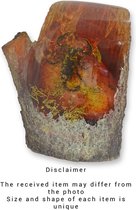 Barnsteenfossiel - Schorpioen - polyresin - 16 cm hoog