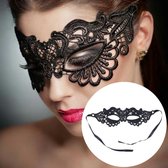 Masker - Oogmasker - Spannend masker - Bal - Verkleed accessoire - Carnaval - Erotisch masker - Zwart
