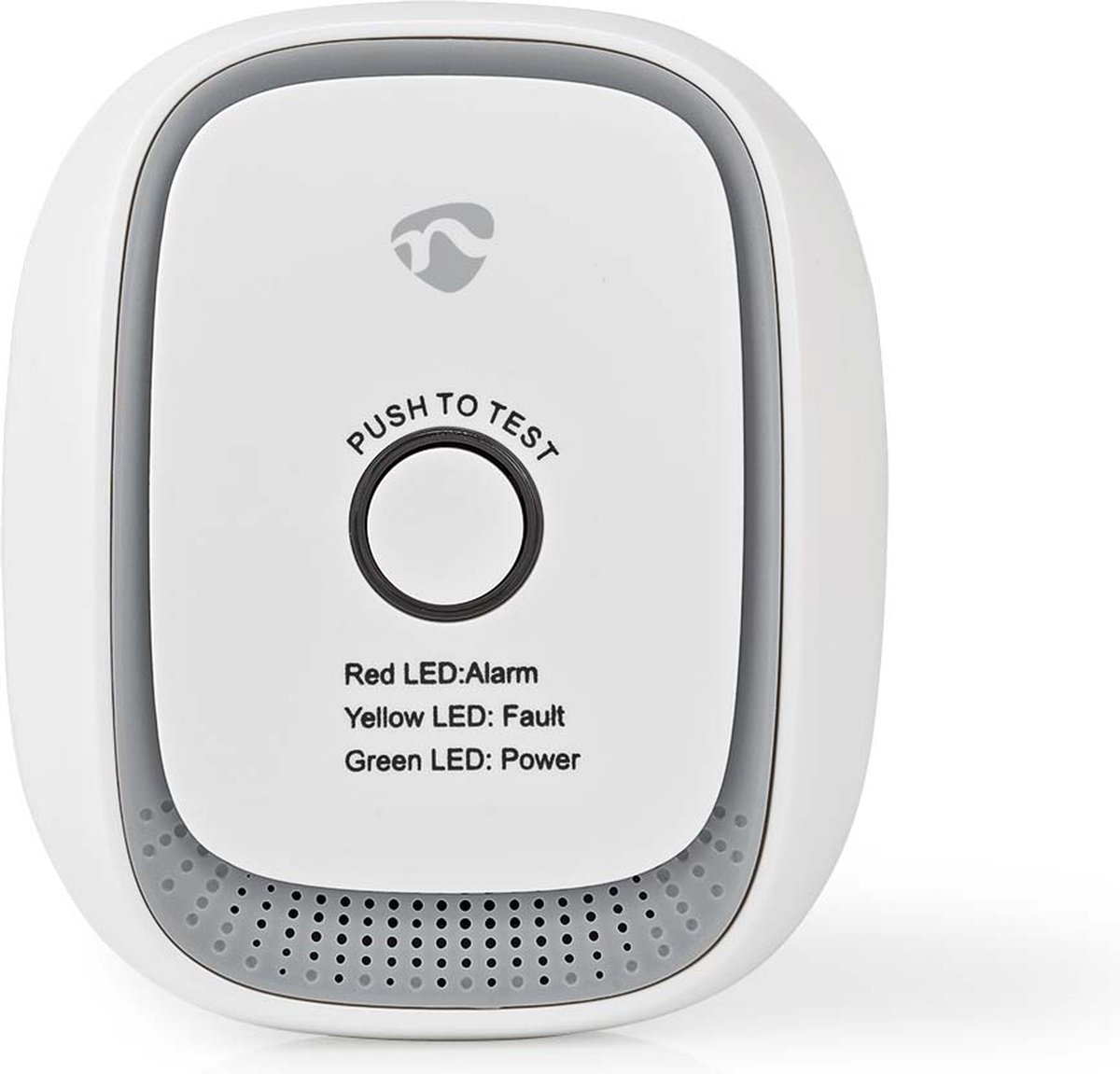 Nedis SmartLife Gasdetector - Zigbee 3.0 - Netvoeding - Levenscyclus sensor: 5 Jaar - EN 50194-1:2009 - Android™ / IOS - Met testknop - 75 dB - Wit - Nedis