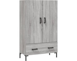 vidaXL-Hoge-kast-69,5x31x115-cm-bewerkt-hout-grijs-sonoma-eikenkleurig