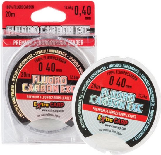 EXC Fluorocarbon Hooklink - 0.33mm - 20m - 8.9kg - Fluorcarbon Onderlijnmateriaal voor Karpervissen - Rigmateriaal van Merkloos — afbeelding 3