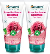 Rose Radiance Micellar Face Wash - Démaquillant Waterproof - 96% Naturel - 2 x 150 ml