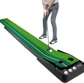 Golfmat - Oefenmat Golfen - Pitch en Put - Putting Mat - 3 ballen gratis - Retourbaan - Golfbaan - Binnen en Buiten - Golf