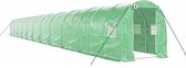 Bol.com vidaXL - Tuinkas - met - stalen - frame - 44 - m² - 22x2x2 - m - groen aanbieding