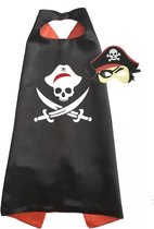 Piraten Cape - Kleding kinderen - Kostuum - Verkleedpak Kind - Verkleedkleren - Pak Verkleedkleding - Masker - Piraat