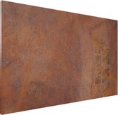Designglas Whiteboard - Metaal - Magneetbord - Memobord - Rust - 60x40cm
