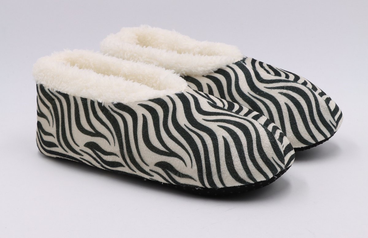 Frenzy - Spaanse sloffen Dames zebra maat 39/40