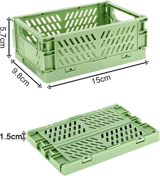 3x boîtes de rangement verticales grises / boîtes de tri avec 16