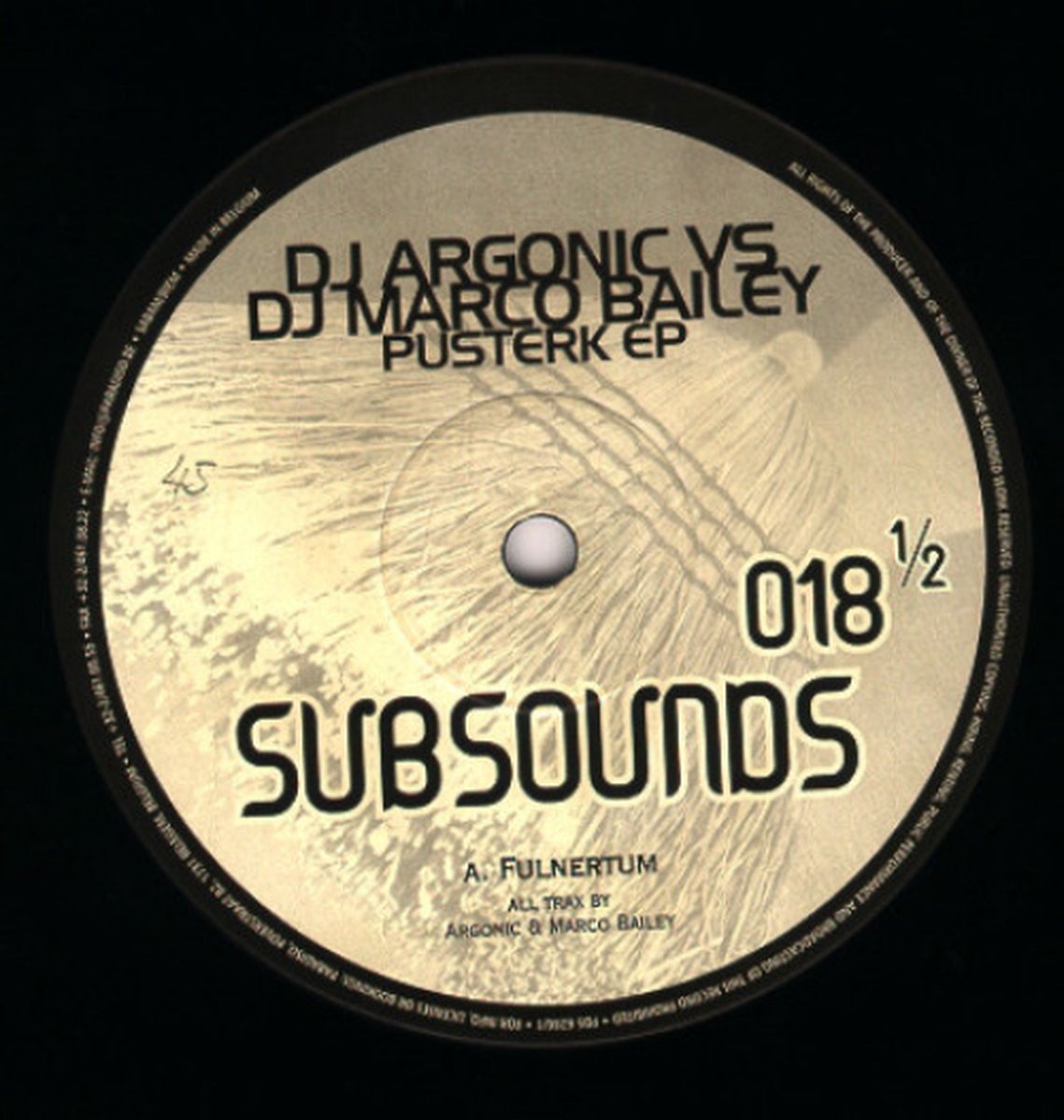 Dj Argonic Vs. Dj Marco Bailey - Pusterk Ep