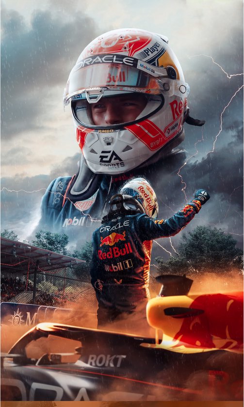 Badhanddoek - Formule 1 - Max Verstappen - Spa 2023 - 70 x 140 cm