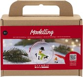 CC Mini Hobbyset Boetseren Kerstbal Sneeuwpop