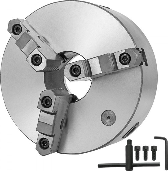 Dakta® Mandrin de tour à 3 mâchoires pour tour à métaux auto-centrant 250  mm, filetage... | bol