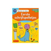 Oefenboek met stickers - Eerste schrijfspelletjes 5-6 jaar - 3de kleuterklas - groep 2
