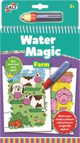 Galt Waterkleurboek Water Magic Boerderij - Herbruikbaar kleurboek met waterpen