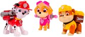 PAW Patrol Action Pup 3pk Online Exclusive 1 (Marshall, Rubble, Skye)