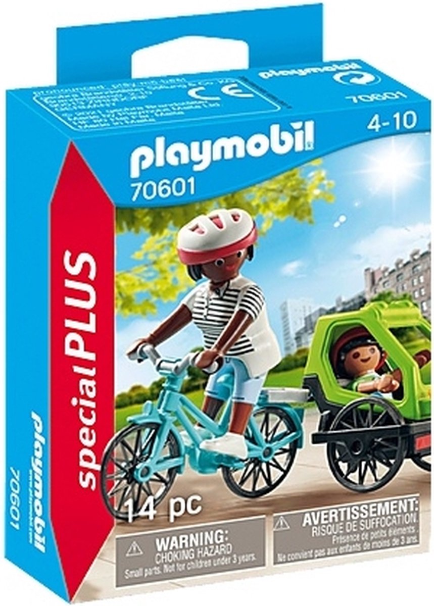 Jouet Playmobil 70061 Spécial PLUS Enfants avec Vélo et Rollers