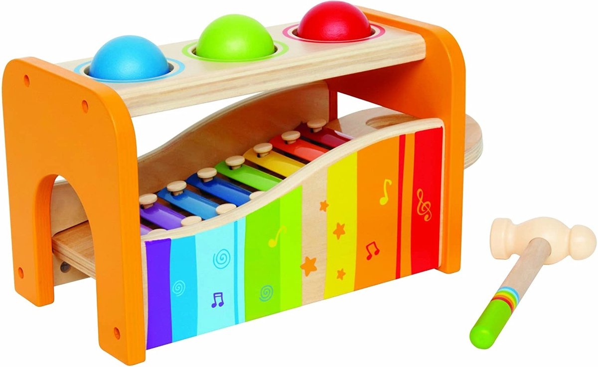 Hape Hamerbank met Xylofoon - Houten Muziekspeelgoed voor Peuters vanaf 12 Maanden — afbeelding 20