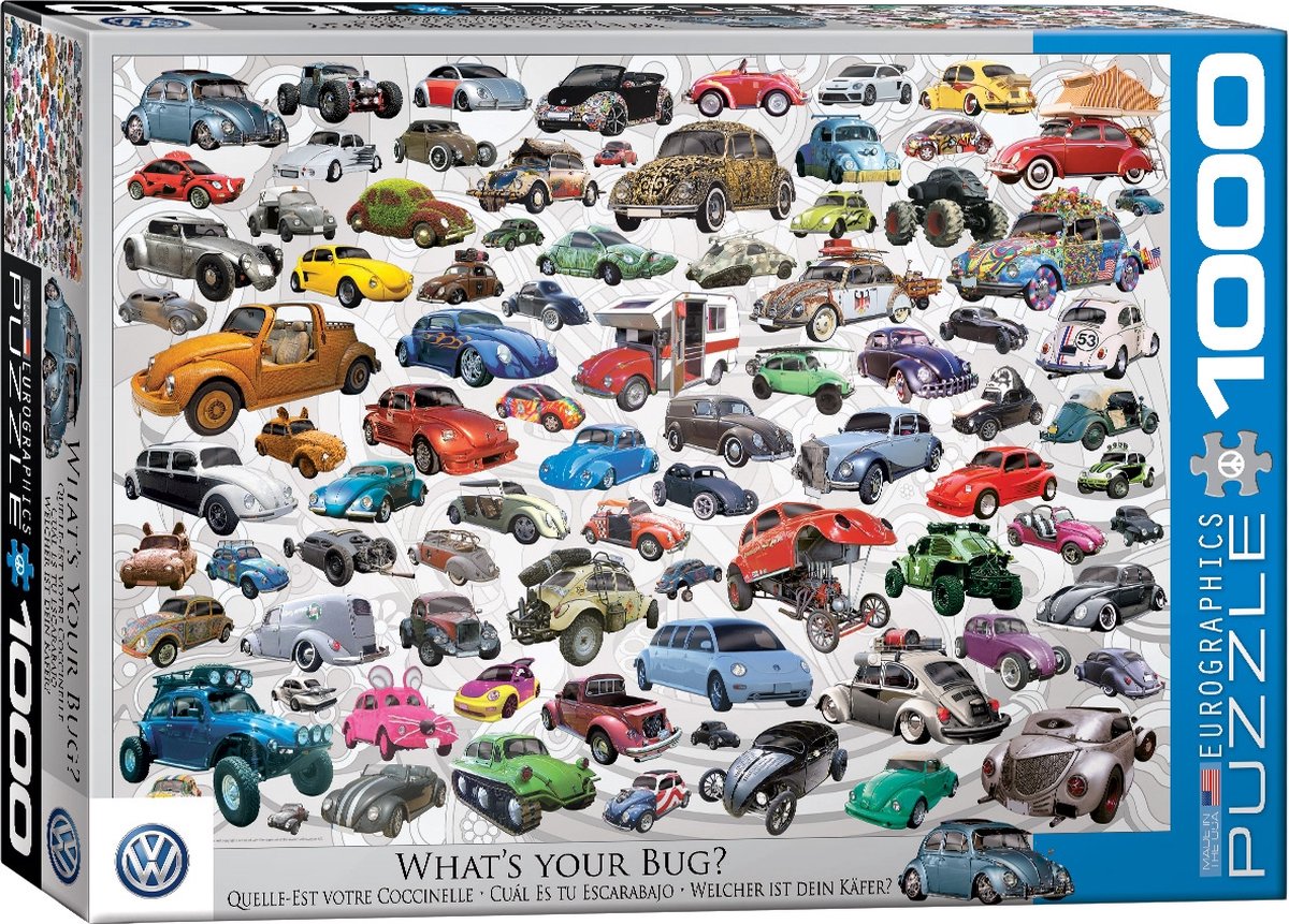 What's your Bug? VW Puzzel (1000 stukjes)