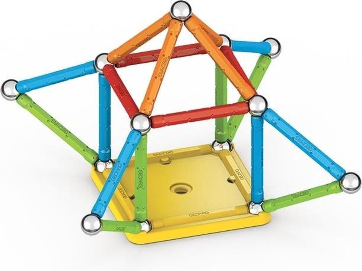 Geomag MagiCube Super Color Recycled - Magnetische Bouwblokken met Kleuraccenten - 42-delig - Vanaf 5 jaar — afbeelding 6
