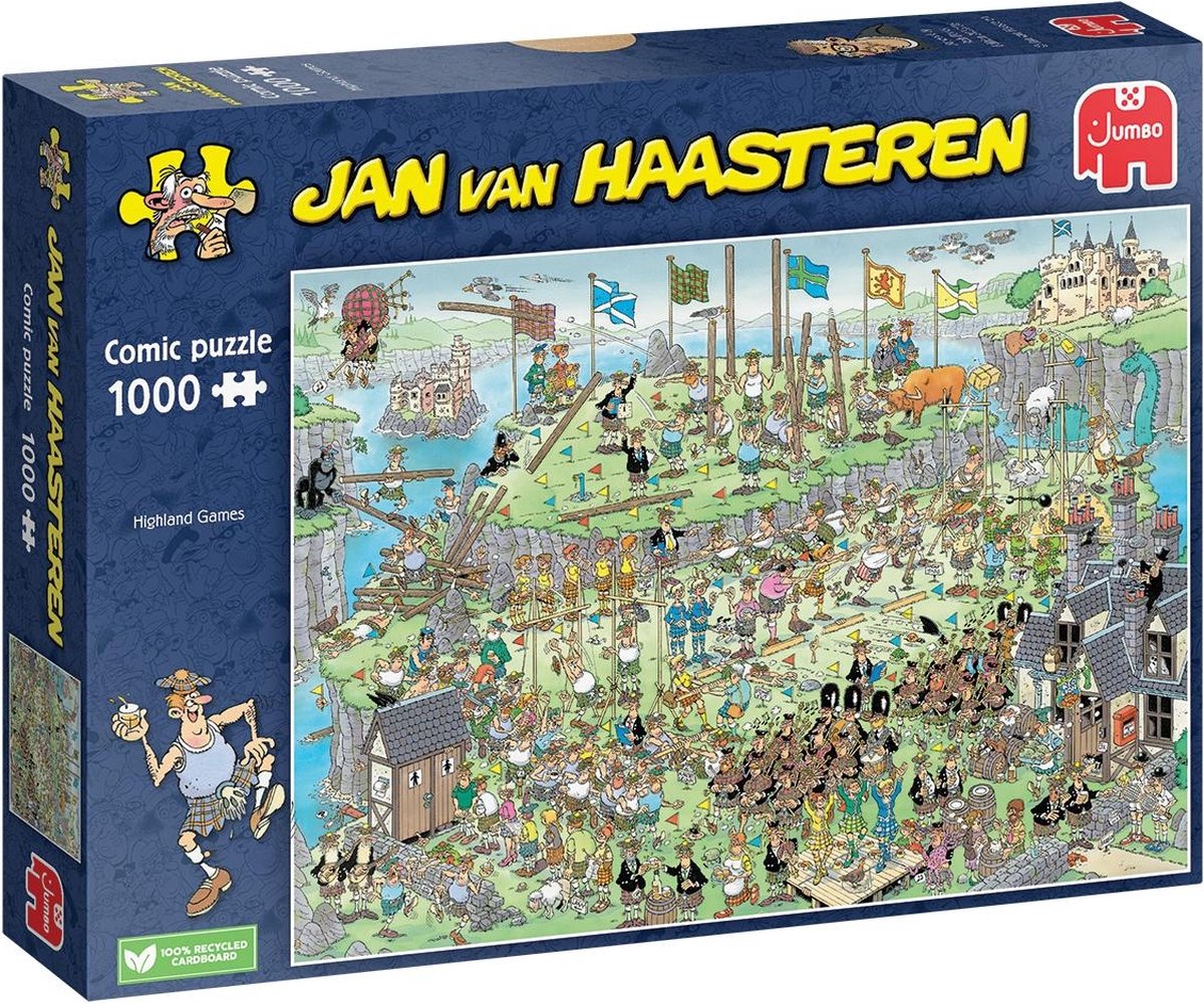 Jan van Haasteren Highland Games puzzel - 1000 stukjes