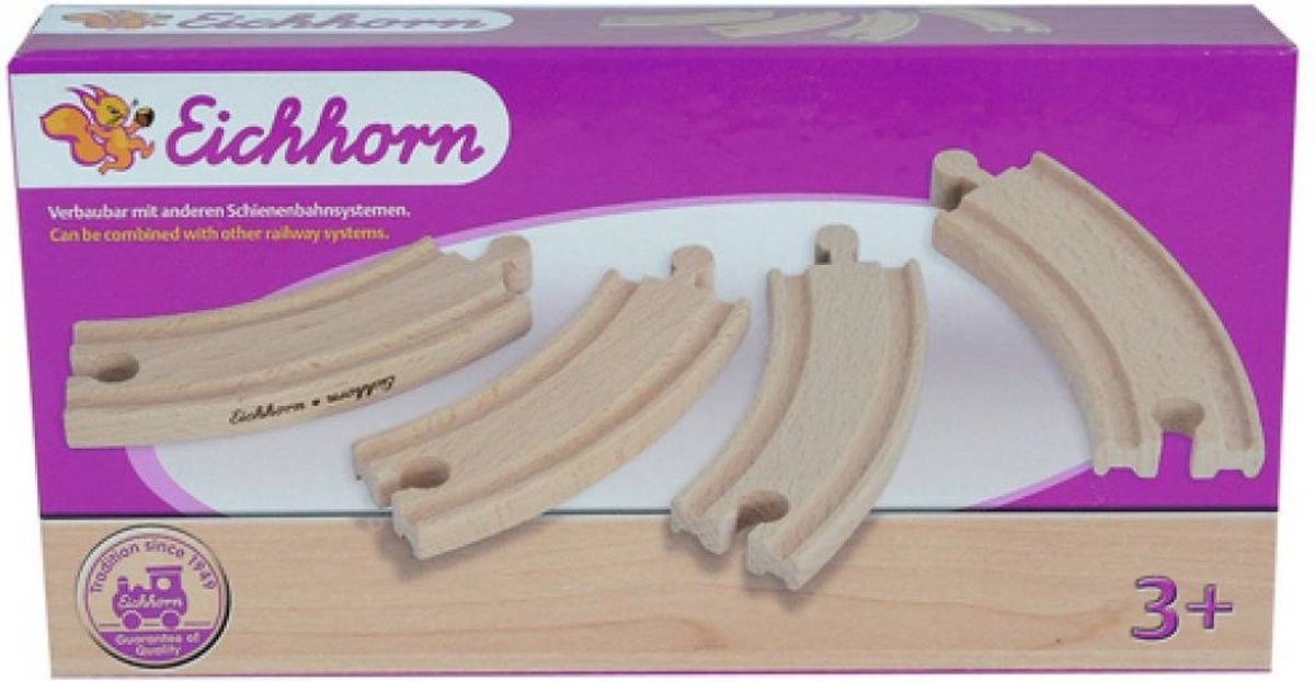 Eichhorn 4 Stuks Gebogen Rails