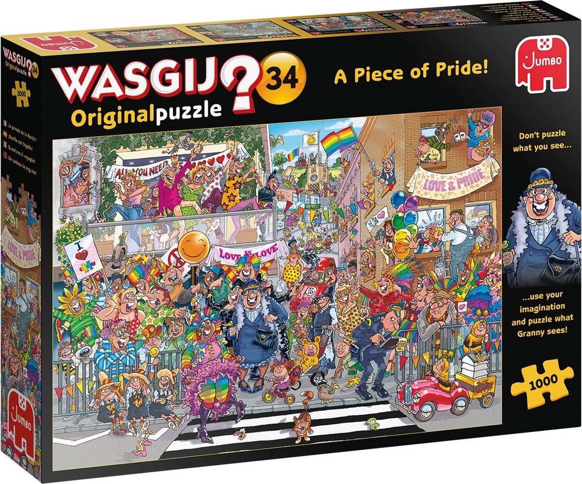 Wasgij Original 34 Een stukje Pride! puzzel - 1000 stukjes