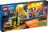 LEGO 60294 City stuntshowtruck, terugtrekmotor, bassin, constructiespeelgoed voor kinderen