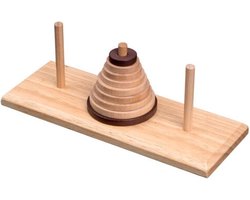 Philos Toren van Hanoi (Hevea Hout)