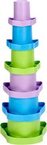 Green Toys Stacking Cups Jeux pour le bain Bleu, Vert, Violet