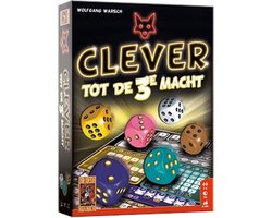 foto van 999 Games - Clever tot de 3e macht - Dobbelspel - Derde deel van de razend populaire dobbelsensatie Clever - Gezelschapsspel - Familiespel - Strategiespel - Klein cadeautje
