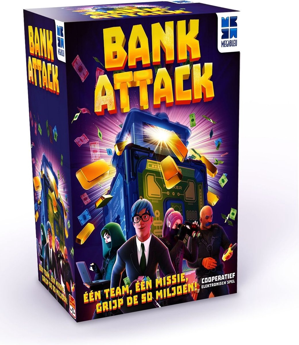 Bank Attack - Coöperatieve spellen - Gezelschapsspel voor Familie - Elektronische Kluis inbegrepen - spellen kinderen — afbeelding 21