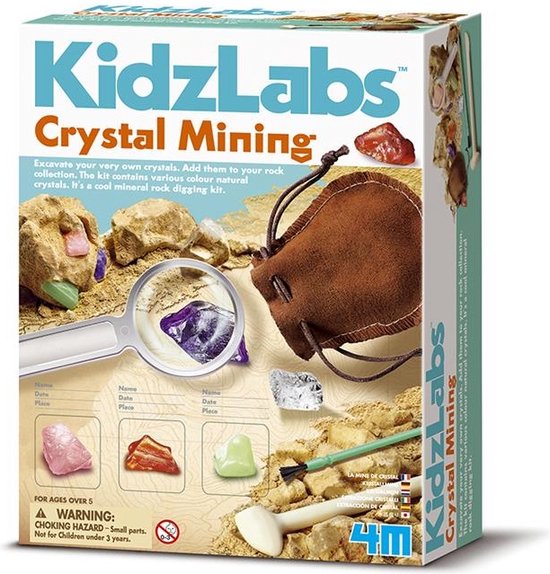 Kit d'excavation Kidzlabs 4M Kristalmijn